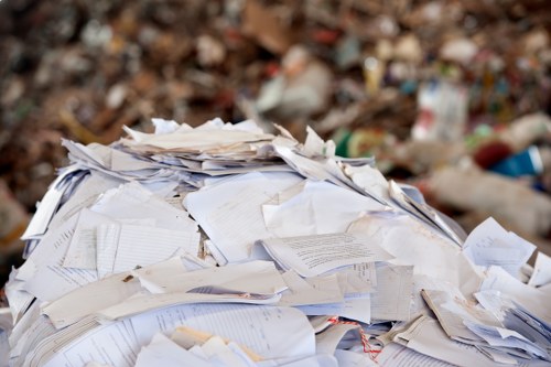 Experienced loft clearance team working in a Mitcham home