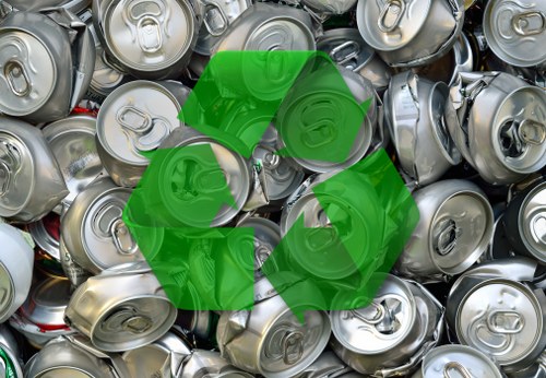 Types of business waste including recyclables and hazardous materials
